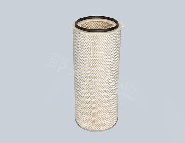 Wood pulp paper filter cartridge