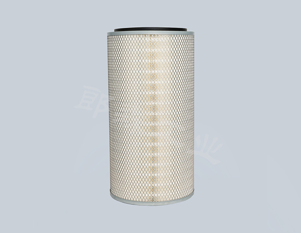 Wood pulp paper filter cartridge