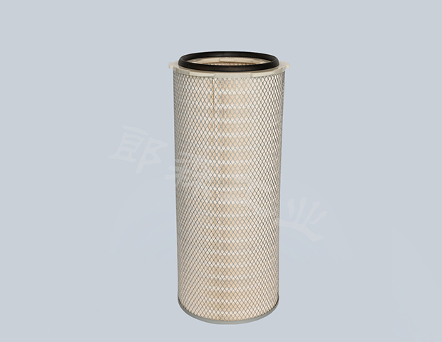 Wood pulp paper filter cartridge