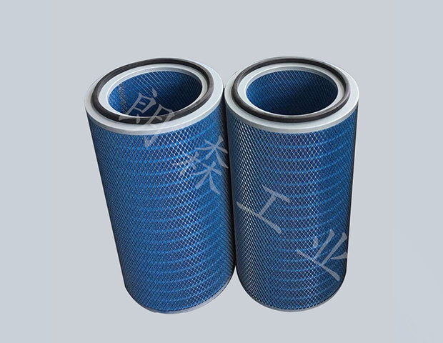 Nano flame-retardant wood pulp paper filter cartridge