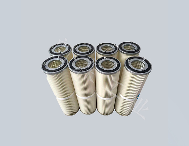 Boom polyester filter cartridge